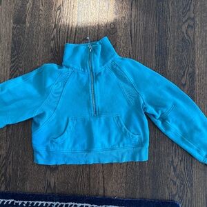Lululemon Oversized Funnel Neck Half Zip Cropped Scuba